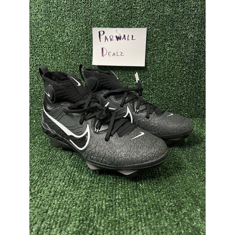 Nike Alpha Huarache NXT Black Dark Smoke Grey Baseball Cleats Mens 9‎ DJ6517